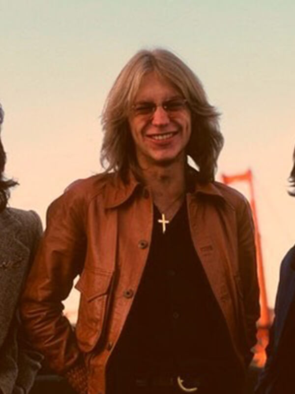 Gerry Beckley Classic Brown Leather Jacket