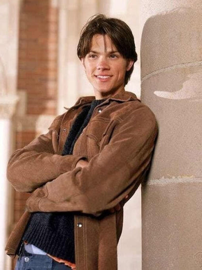 Gilmore Girls Jared Padalecki Brown Suede Jacket