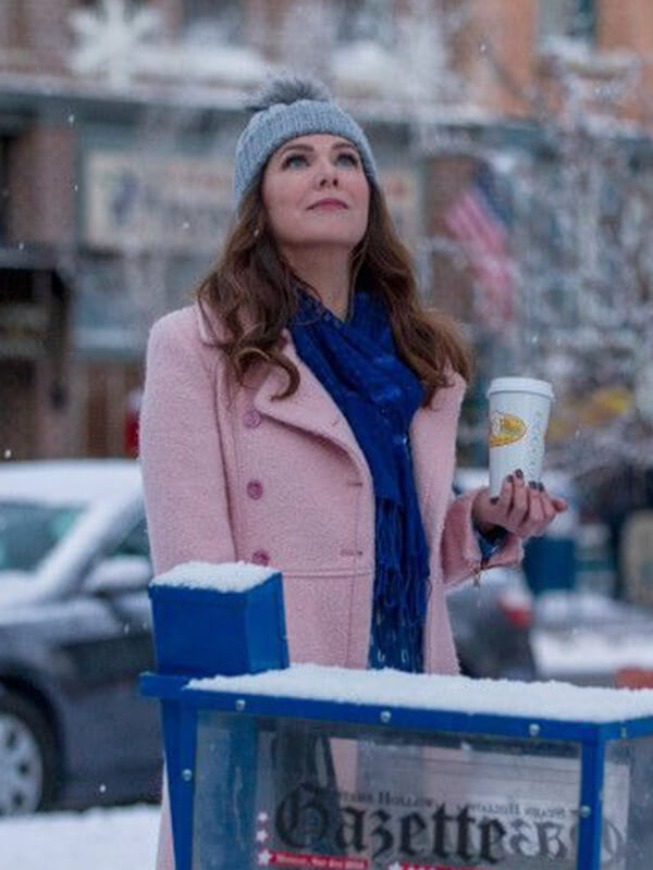 Gilmore Girls Lauren Graham Pink Wool Coat
