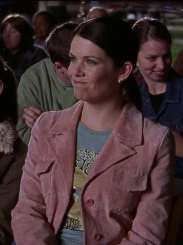 Gilmore Girls Lorelai Gilmore Pink Velvet Coat