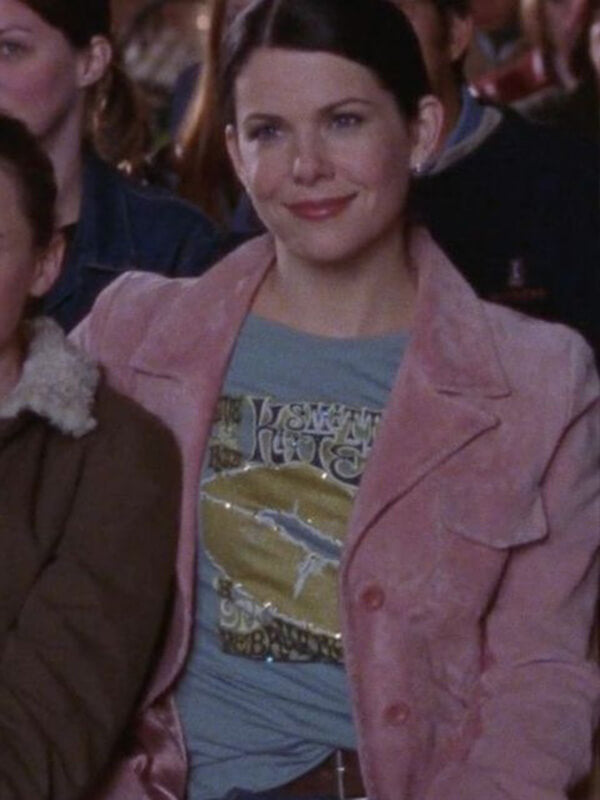 Gilmore Girls Lorelai Gilmore Pink Velvet Coat