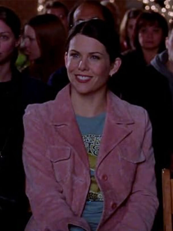 Gilmore Girls Lorelai Gilmore Pink Velvet Coat