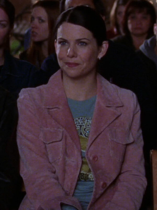 Gilmore Girls Lorelai Gilmore Pink Velvet Coat