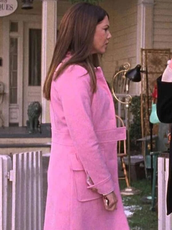 Gilmore Girls Lorelai Gilmore Pink Wool Coat
