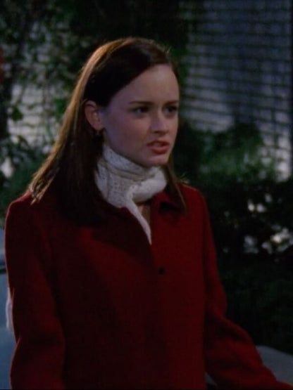 Gilmore Girls Rory Gilmore S05 Red Wool Coat