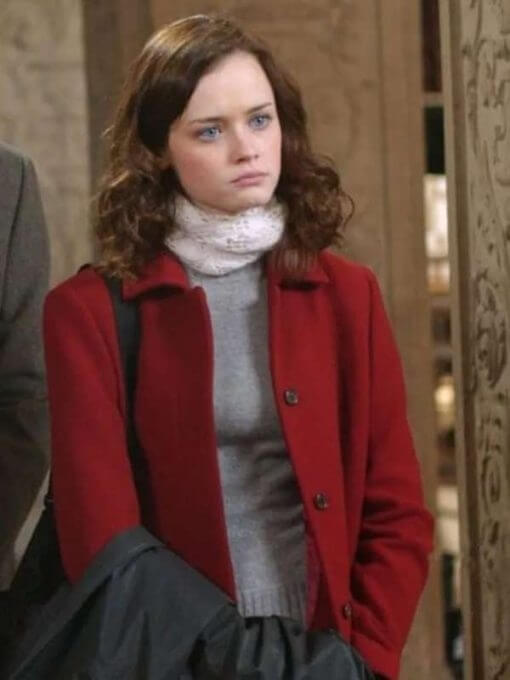 Gilmore Girls Rory Gilmore S05 Red Wool Coat