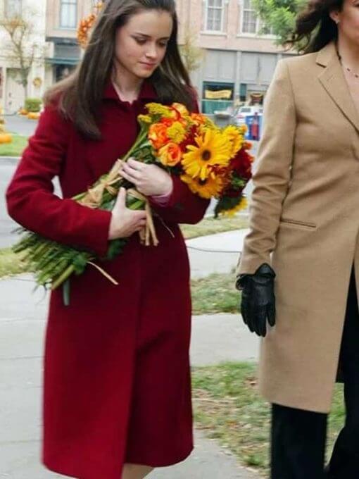 Gilmore Girls Rory Gilmore S05 Red Wool Coat
