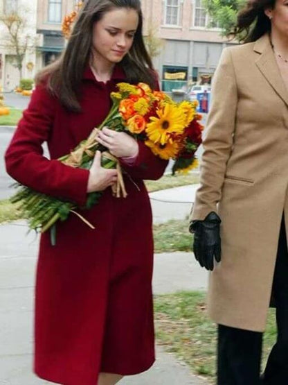 Gilmore Girls Rory Gilmore S05 Red Wool Coat