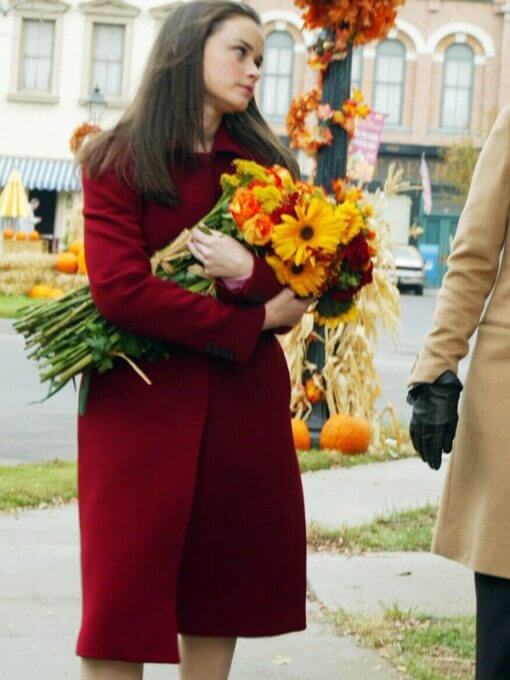 Gilmore Girls Rory Gilmore S05 Red Wool Coat