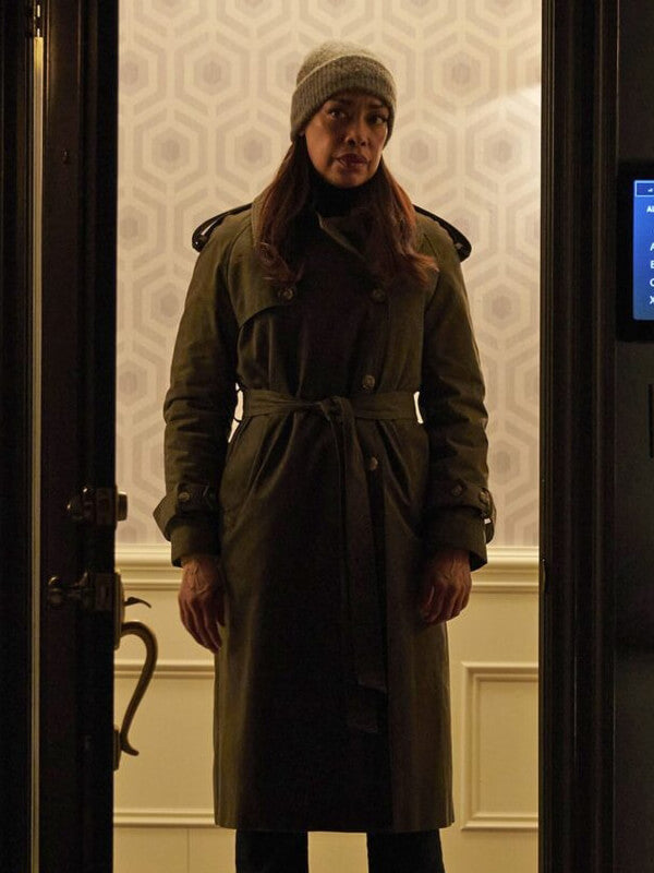 Gina Torres Memory Of A Killer S01 Trench Coat