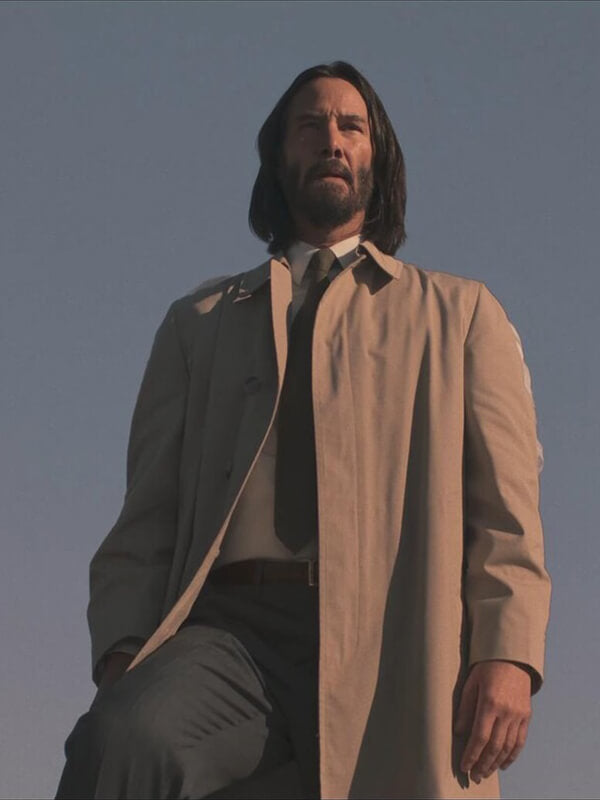 Good Fortune 2025 Keanu Reeves Beige Coat