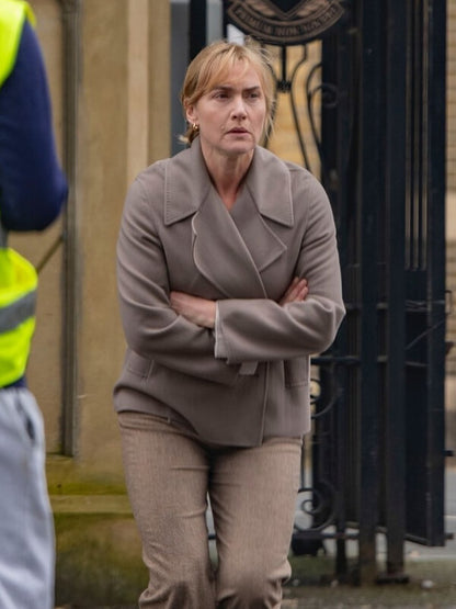 Goodbye June 2025 Kate Winslet Wool Coat