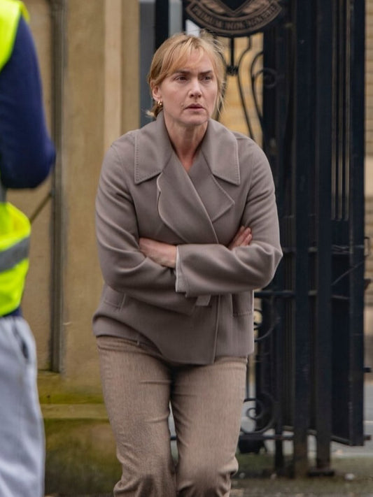 Goodbye June 2025 Kate Winslet Wool Coat