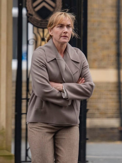 Goodbye June 2025 Kate Winslet Wool Coat