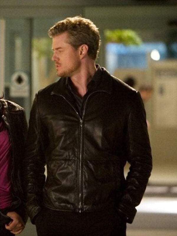 Grey’s Anatomy Eric Dane Black Leather Jacket