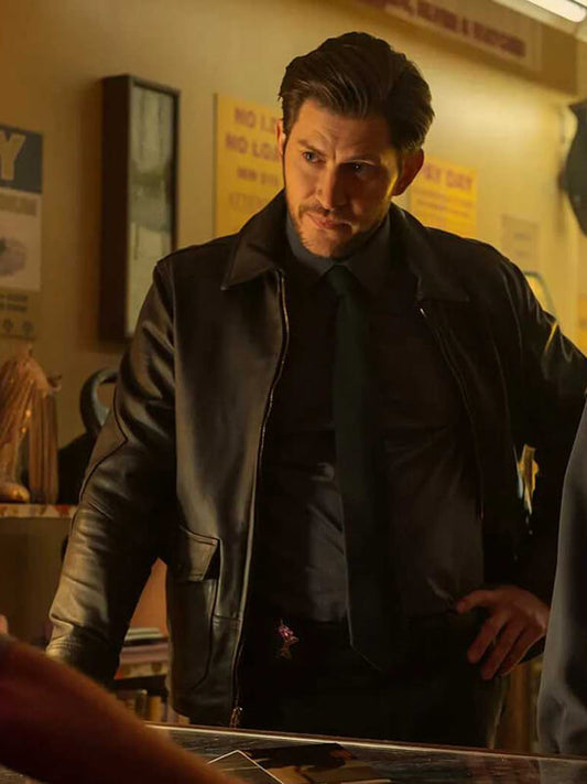Greyston Holt Neagley 2026 Black Leather Jacket