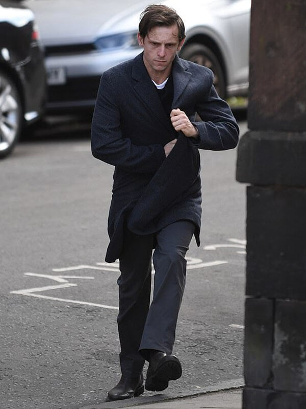 Half Man 2026 Jamie Bell Wool Coat