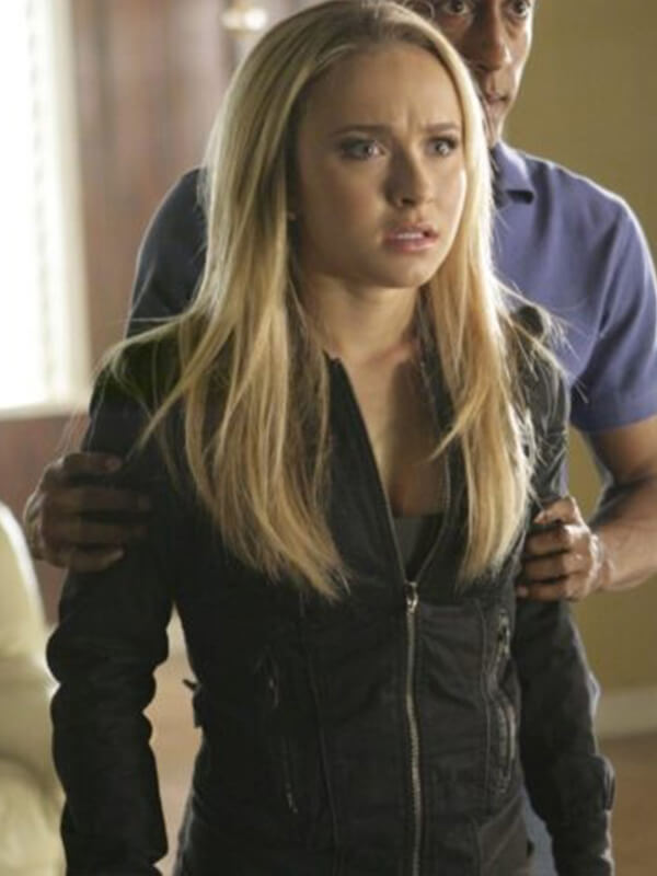 Hayden Panettiere Heroes S03 Black Bomber Jacket