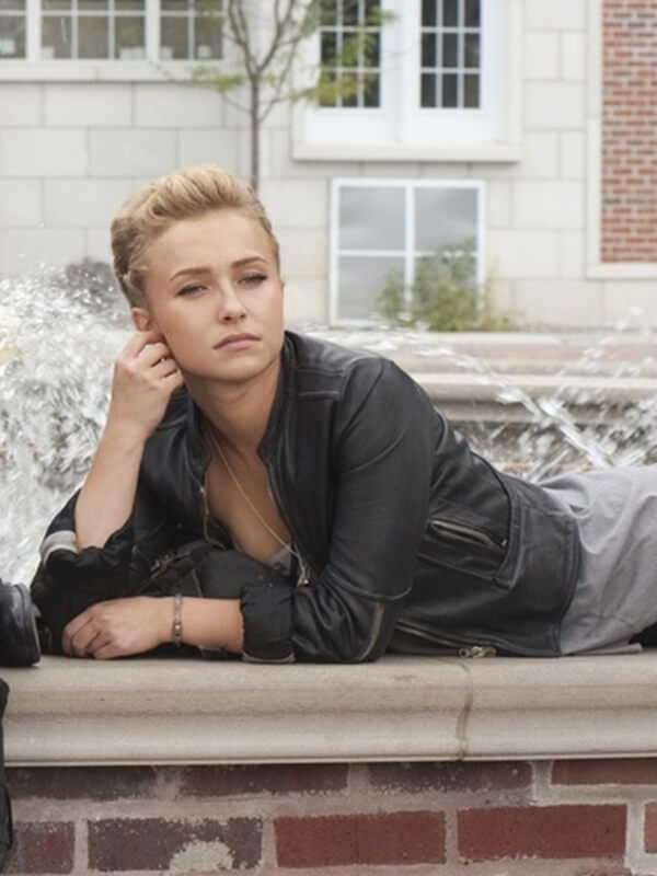 Hayden Panettiere Scream 4 Kirby Reed Black Leather Jacket