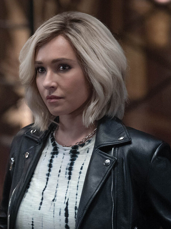 Hayden Panettiere Scream VI Black Leather Jacket