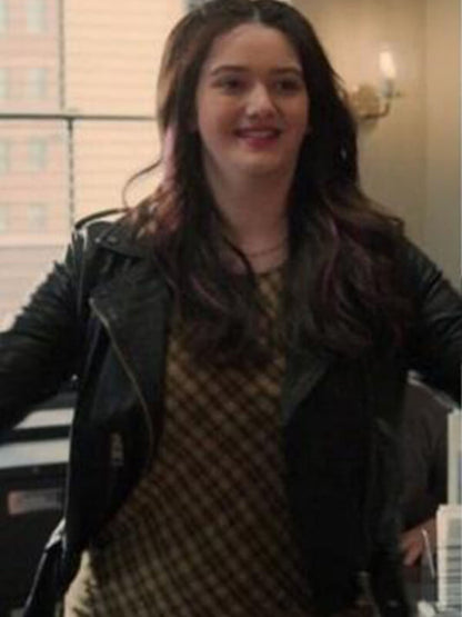 Hayley Haller The Lincoln Lawyer S04 Biker Leather Jacket