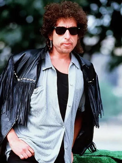 Hearts of Fire 1987 Bob Dylan Leather Fringe Jacket