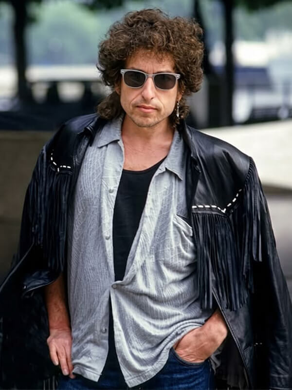 Hearts of Fire 1987 Bob Dylan Leather Fringe Jacket