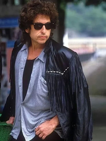 Hearts of Fire 1987 Bob Dylan Leather Fringe Jacket