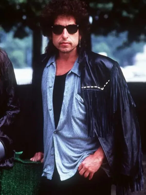 Hearts of Fire 1987 Bob Dylan Leather Fringe Jacket