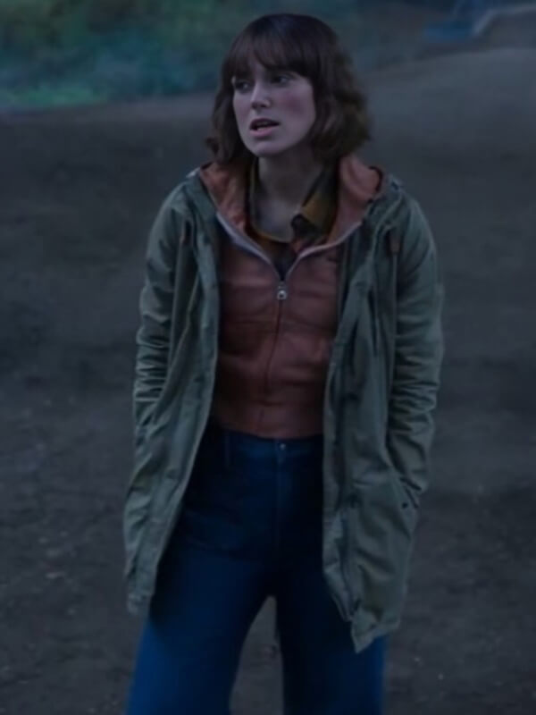 Helen Webb Black Doves S01 Green Cotton Jacket