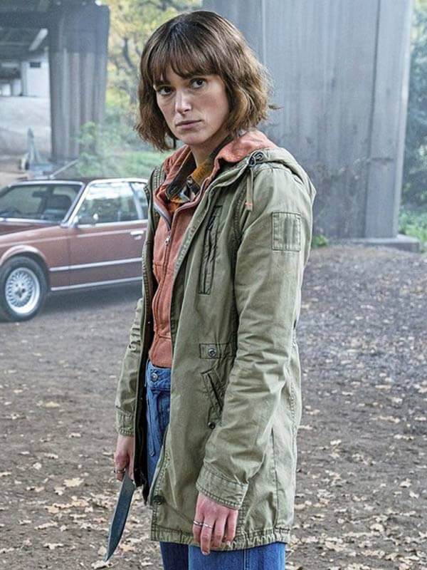 Helen Webb Black Doves S01 Green Cotton Jacket