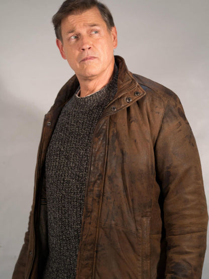 Helloween 2025 John Parker Brown Leather Jacket