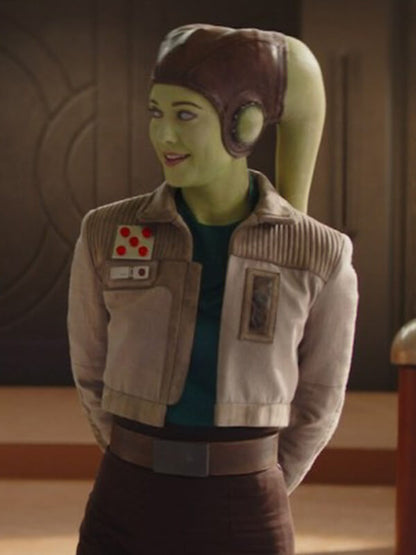 Hera Syndulla Ahsoka S01 Leather Cropped Jacket