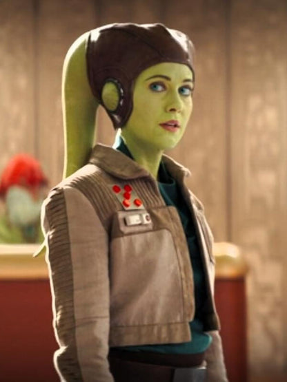 Hera Syndulla Ahsoka S01 Leather Cropped Jacket