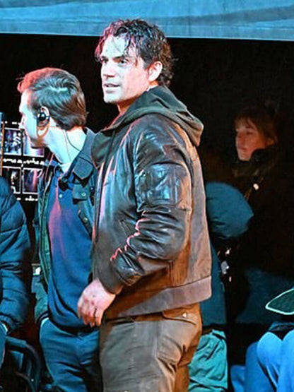 Highlander 2026 Henry Cavill Black Leather Jacket