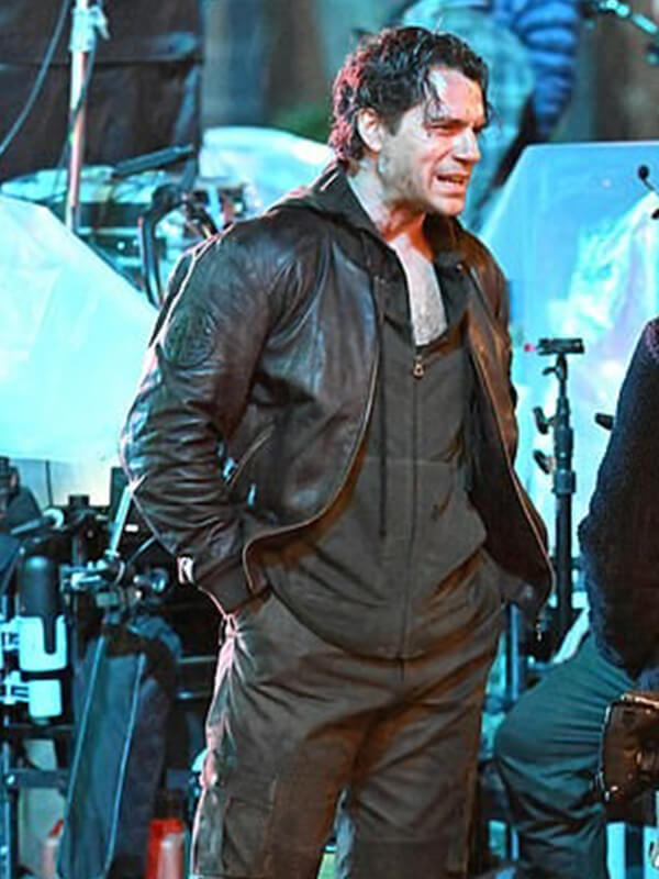 Highlander 2026 Henry Cavill Black Leather Jacket