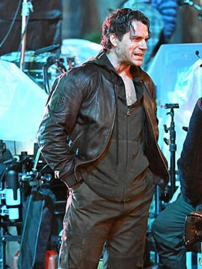Highlander 2026 Henry Cavill Black Leather Jacket