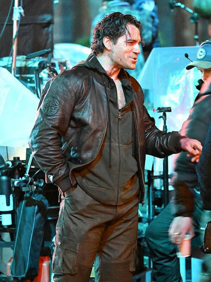Highlander 2026 Henry Cavill Black Leather Jacket