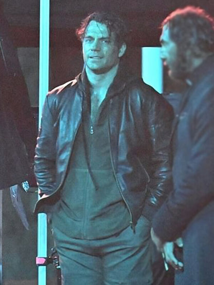 Highlander 2026 Henry Cavill Black Leather Jacket