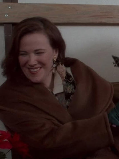 Home Alone Kate McCallister Brown Wool Coat