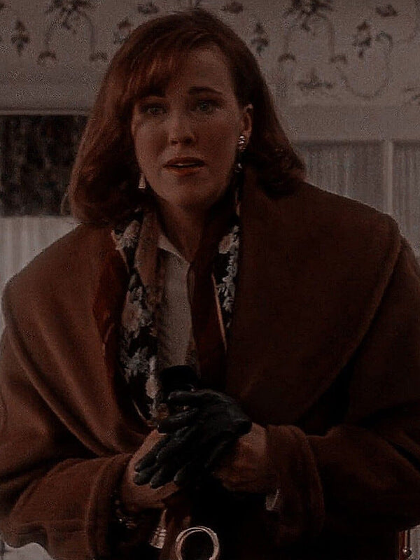 Home Alone Kate McCallister Brown Wool Coat