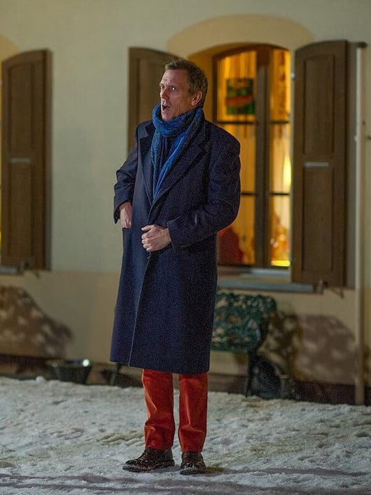 Hugh Laurie The Night Manager Wool Coat