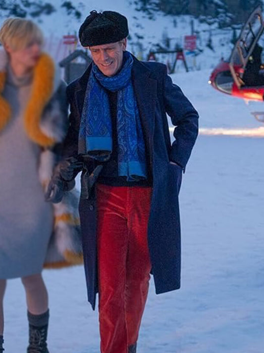 Hugh Laurie The Night Manager Wool Coat