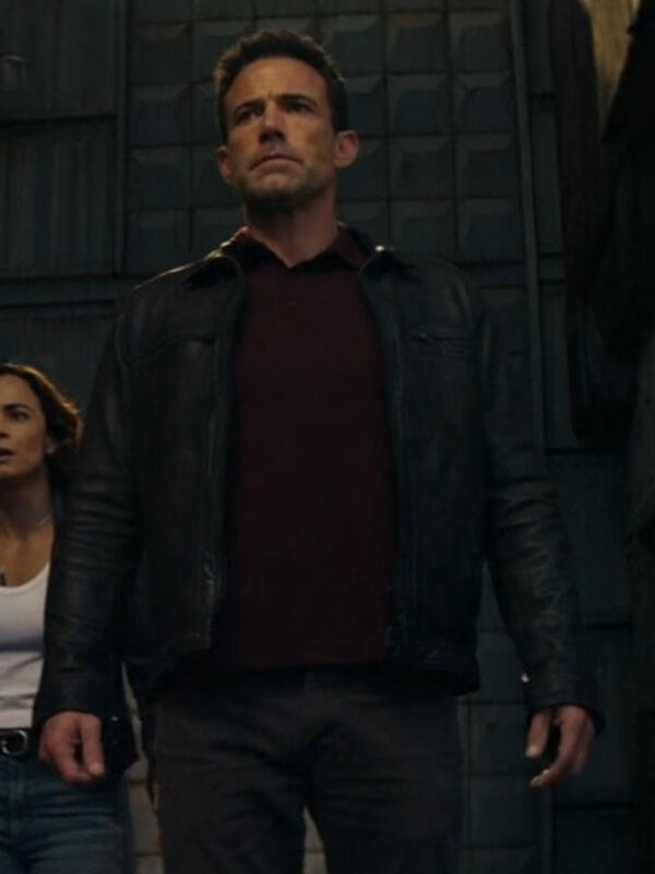 Hypnotic 2023 Ben Affleck Black Leather Jacket