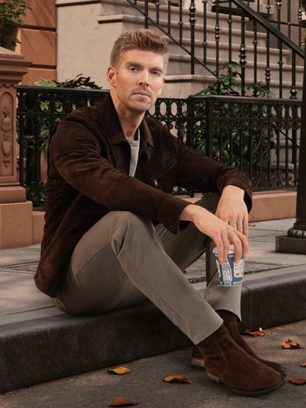 In the City 2026 Kyle Cook Brown Suede Jacket