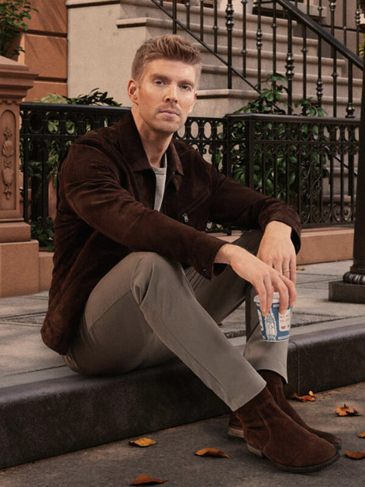 In the City 2026 Kyle Cook Brown Suede Jacket