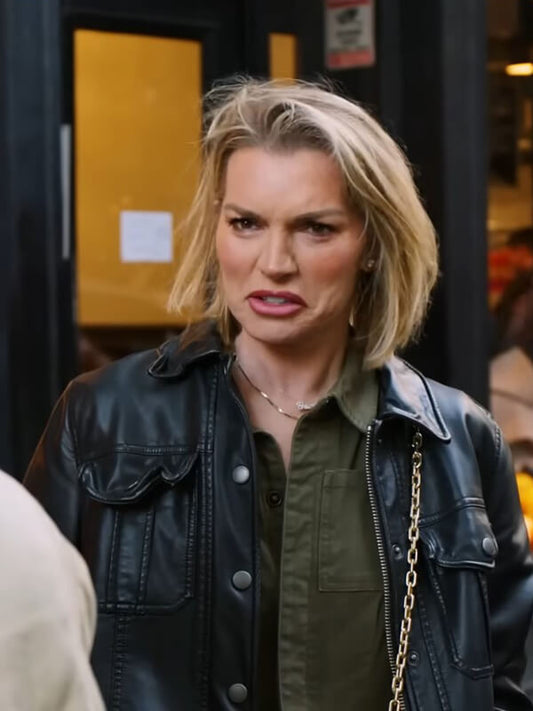 In the City 2026 Lindsay Hubbard Black Leather Jacket