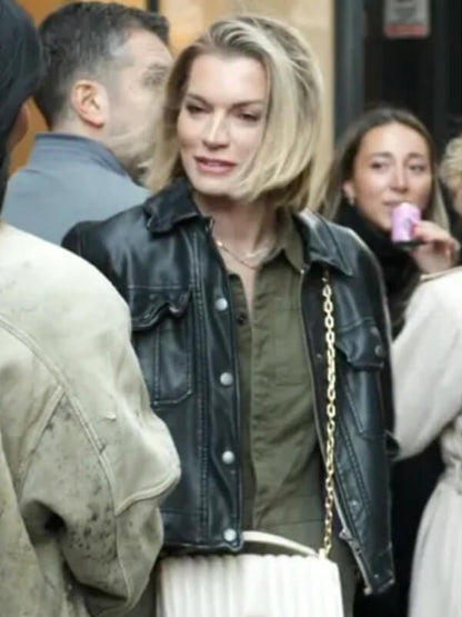 In the City 2026 Lindsay Hubbard Black Leather Jacket