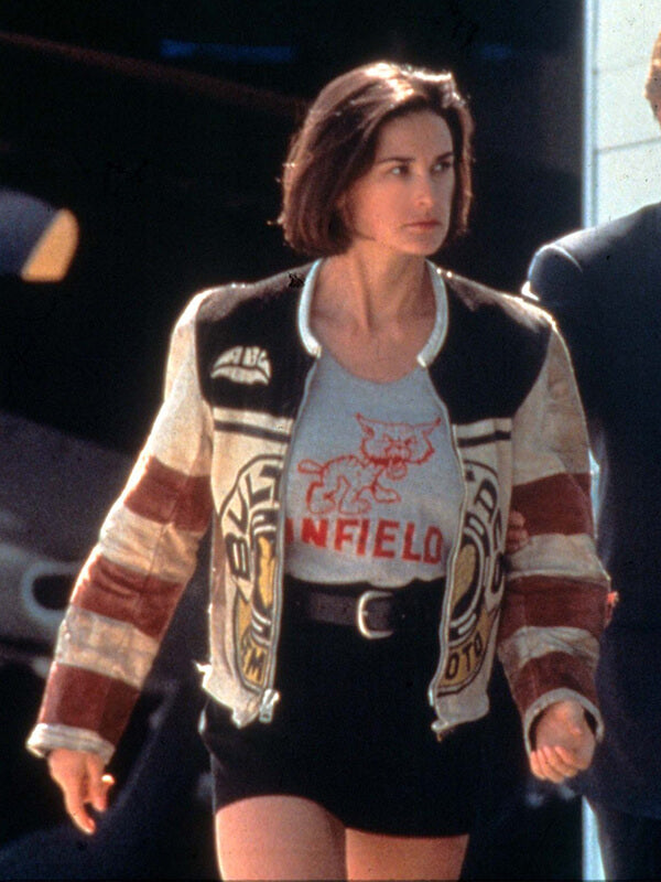 Indecent Proposal Demi Moore Biker Leather Jacket