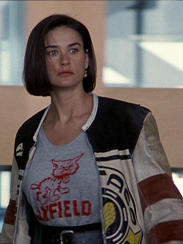 Indecent Proposal Demi Moore Biker Leather Jacket
